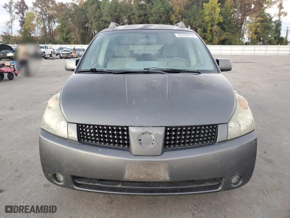2006 Nissan Quest S Special Edition with VIN 5N1BV28U96N123803, listed as a Copart auction lot 80056554 with 126,667 mi miles and Salvage Title. Bid and sale history available at carsss.com. Image 5.