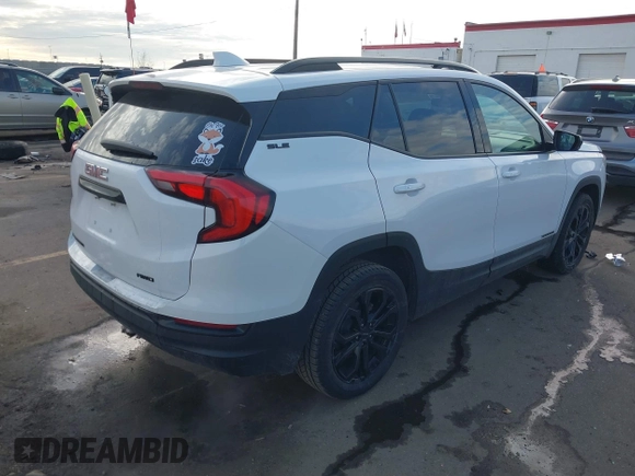 2021 GMC Terrain SLE with VIN 3GKALTEV2ML395538, listed as a IAAI auction lot 41279900 with 37,590 mi miles and . Bid and sale history available at carsss.com. Image 4.