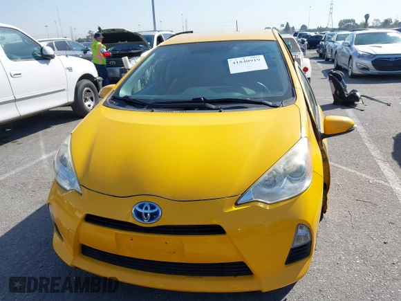 2014 Toyota Prius One with VIN JTDKDTB32E1068209, listed as a IAAI auction lot 41840919 with 201,698 mi miles and . Bid and sale history available at DreamBid. Image 12.