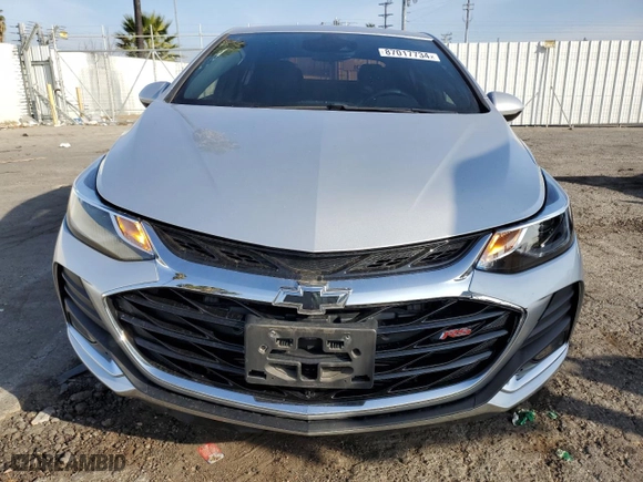 2019 Chevrolet Cruze Premier with VIN 1G1BF5SM8K7127201, listed as a Copart auction lot 87017734 with 23,155 mi miles and Salvage Title. Bid and sale history available at carsss.com. Image 5.