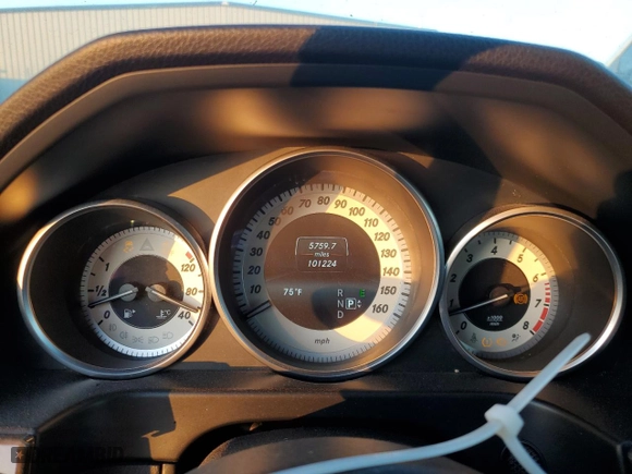 2016 Mercedes-Benz E-Class E 350 Sport with VIN WDDHF5KB0GB197267, listed as a Copart auction lot 46931265 with 101,224 mi miles and Salvage Title. Bid and sale history available at carsss.com. Image 9.