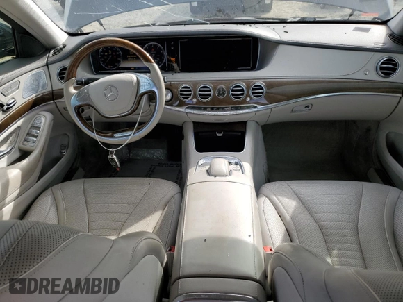 2014 Mercedes-Benz S-Class S 550 with VIN WDDUG8CB9EA028315, listed as a Copart auction lot 47206375 with 86,110 mi miles and Salvage Title. Bid and sale history available at carsss.com. Image 8.