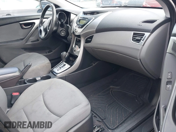 2012 Hyundai Elantra Limited with VIN KMHDH4AE1CU219215, listed as a IAAI auction lot 41956813 with 230,165 mi miles. Bid and sale history available at carsss.com. Image 5.