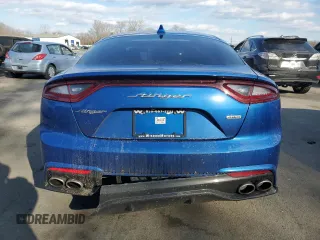 2018 Kia Stinger Premium with VIN KNAE25LA8J6021241, listed as a Copart auction lot 42581885 with 95,339 mi miles and Salvage Title. Bid and sale history available at carsss.com. Image 6.