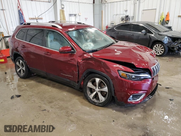 2020 Jeep Cherokee Limited with VIN 1C4PJLDB8LD653181, listed as a Copart auction lot 43657925 with 0 mi miles and Clean Title. Bid and sale history available at carsss.com. Image 4.