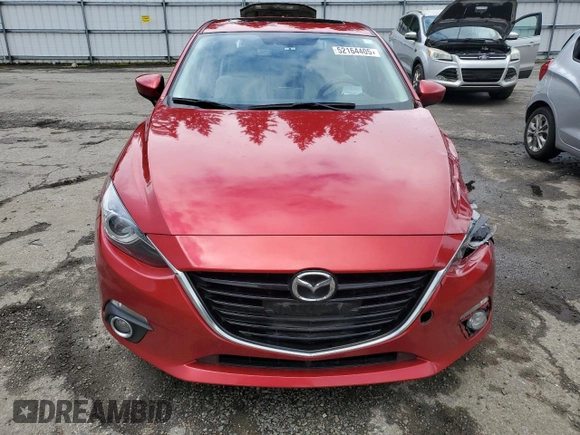 2015 Mazda 3 S Grand Touring with VIN JM1BM1M33F1236684, listed as a Copart auction lot 52164405 with 121,139 mi miles and Salvage Title. Bid and sale history available at DreamBid. Image 5.