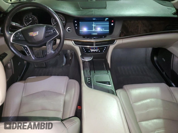 2017 Cadillac CT6 Luxury AWD with VIN 1G6KD5RS7HU145073, listed as a Copart auction lot 51009295 with 74,487 mi miles and Salvage title. Bid and sale history available at DreamBid. Image 8.