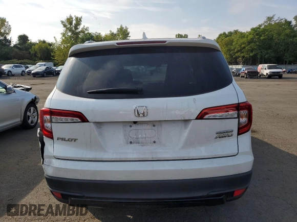 2021 Honda Pilot Special Edition with VIN 5FNYF6H27MB102574, listed as a Copart auction lot 71641744 with 34,772 mi miles and Salvage Title. Bid and sale history available at DreamBid. Image 6.