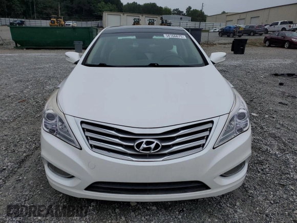 2014 Hyundai Azera Limited z VIN KMHFH4JG1EA388388, wystawiony jako Copart lot #58166675 z przebiegiem Nie podano mil oraz Szkoda całkowita • Salvage title. Historia ofert i sprzedaży dostępna na DreamBid. Obrazek 5.