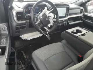 2021 Ford F-150 XL with VIN 1FTEX1EP2MFC25567, listed as a Copart auction lot 44474135 with 27,863 mi miles and Salvage title. Bid and sale history available at DreamBid. Image 8.