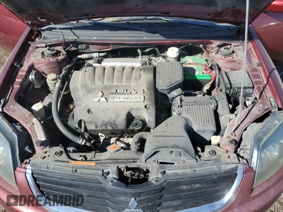 2007 Mitsubishi Galant GTS with VIN 4A3AB56S97E077254, listed as a Copart auction lot 46622325 with 206,331 mi miles and Salvage Title. Bid and sale history available at carsss.com. Image 12.