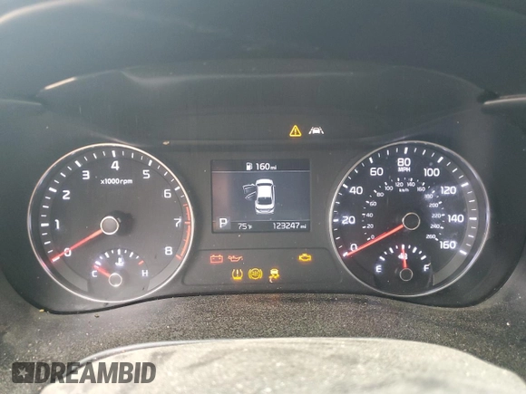 2021 Kia Forte LXS with VIN 3KPF24AD8ME401838, listed as a Copart auction lot 55129195 with 123,247 mi miles and Salvage title. Bid and sale history available at DreamBid. Image 9.