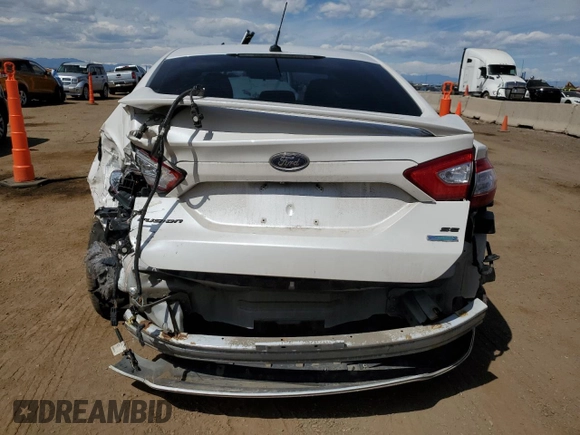 2014 Ford Fusion SE with VIN 3FA6P0H93ER150111, listed as a Copart auction lot 53521595 with 128,163 mi miles and Salvage Title. Bid and sale history available at carsss.com. Image 6.