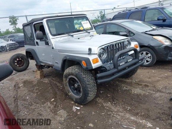 2004 Jeep Wrangler Sport with VIN 1J4FA49S44P772575, listed as a IAAI auction lot 42512876 with 226,387 mi miles and . Bid and sale history available at DreamBid. Image 1.