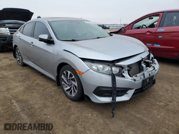 2016 Honda Civic Sedan EX with VIN 19XFC2F79GE029239, listed as a Copart auction lot 88802425 with 54,883 mi miles and Salvage Title. Bid and sale history available at carsss.com. Image 4.
