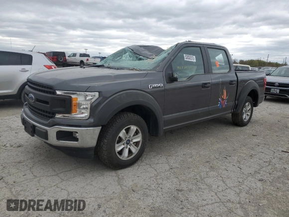 2019 Ford F-150 XL with VIN 1FTEW1CB4KKE45601, listed as a Copart auction lot 53000315 with 107,911 mi miles and Salvage title. Bid and sale history available at DreamBid. Image 1.