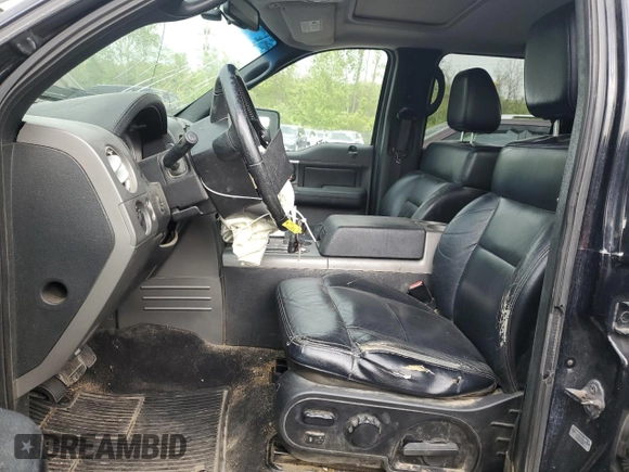 2007 Ford F-150 XLT with VIN 1FTPW14V87FB87620, listed as a Copart auction lot 51281844 with 0 mi miles and Salvage Title. Bid and sale history available at carsss.com. Image 7.