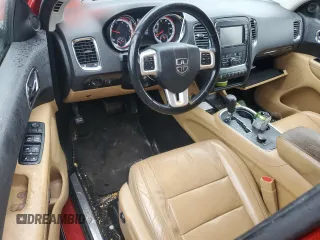 2011 Dodge Durango Citadel with VIN 1D4SE5GT3BC695425, listed as a Copart auction lot 57605535 with 186,998 mi miles and Salvage title. Bid and sale history available at DreamBid. Image 8.