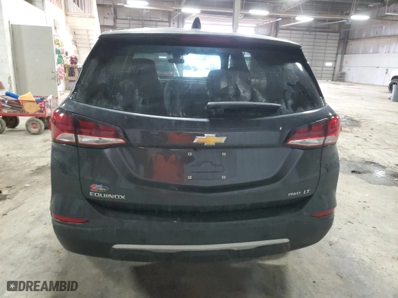 2022 Chevrolet Equinox LT with VIN 3GNAXUEV7NS241945, listed as a Copart auction lot 88094455 with 26,807 mi miles and Salvage Title. Bid and sale history available at carsss.com. Image 6.