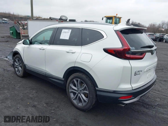 2022 Honda CR-V Touring with VIN 2HKRW2H90NH666001, listed as a IAAI auction lot 41961157 with 31,774 mi miles. Bid and sale history available at carsss.com. Image 3.