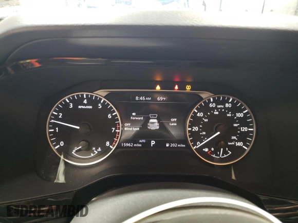 2024 Nissan Pathfinder SV with VIN 5N1DR3BC8RC286672, listed as a Copart auction lot 59161595 with 15,962 mi miles and Clean title. Bid and sale history available at DreamBid. Image 9.
