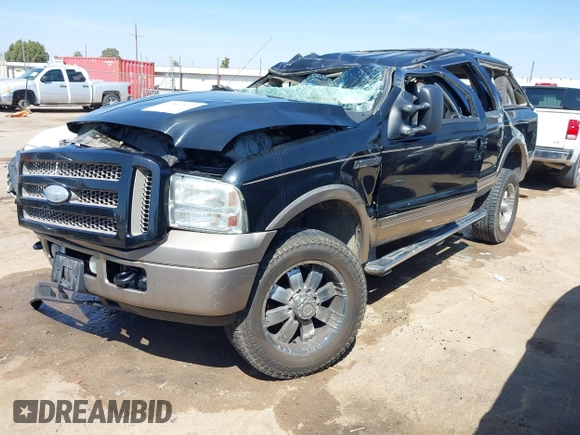 2005 Ford Excursion Eddie Bauer with VIN 1FMSU45P95ED47066, listed as a IAAI auction lot 41897867 with 171,969 mi miles and . Bid and sale history available at DreamBid. Image 2.