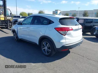 2022 Honda HR-V EX with VIN 3CZRU6H57NM750850, listed as a IAAI auction lot 41510278 with 38,814 mi miles. Bid and sale history available at carsss.com. Image 3.