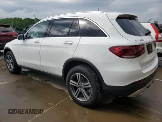 2020 Mercedes-Benz GLC 300 with VIN WDC0G8EB5LF694586, listed as a Copart auction lot 56115425 with 49,309 mi miles and Salvage title. Bid and sale history available at DreamBid. Image 2.