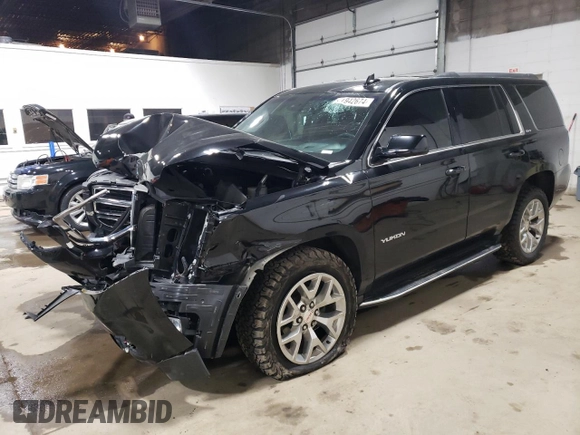 2019 GMC Yukon SLT Standard Edition with VIN 1GKS2DKC4KR393344, listed as a Copart auction lot 51942674 with 76,147 mi miles. Bid and sale history available at carsss.com. Image 1.