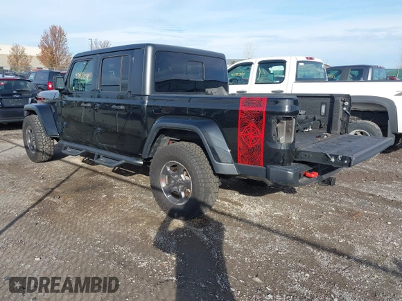 2022 Jeep Gladiator Texas Trail with VIN 1C6HJTAG1NL152167, listed as a IAAI auction lot 40815298 with 1,111 mi miles. Bid and sale history available at carsss.com. Image 3.