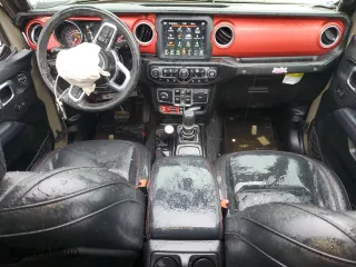 2020 Jeep Gladiator Rubicon with VIN 1C6JJTBGXLL195127, listed as a Copart auction lot 87085074 with 94,362 mi miles and Salvage Title. Bid and sale history available at carsss.com. Image 8.