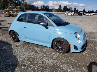 2017 FIAT 500 Abarth z VIN 3C3CFFFH6HT700314, wystawiony jako Copart lot #76955754 z przebiegiem 75 046 mil mil oraz Szkody całkowita. Historia ofert i sprzedaży dostępna na DreamBid. Obrazek 4.