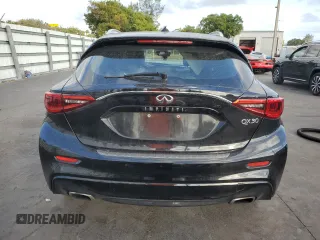 2018 Infiniti QX30 Premium with VIN SJKCH5CP9JA057155, listed as a Copart auction lot 84965074 with 91,679 mi miles and Salvage title. Bid and sale history available at DreamBid. Image 6.