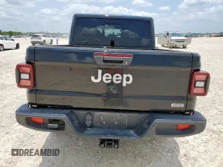 2020 Jeep Gladiator Overland with VIN 1C6HJTFG9LL217966, listed as a Copart auction lot 59424545 with 61,407 mi miles and Salvage title. Bid and sale history available at DreamBid. Image 6.