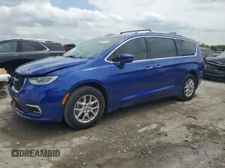2021 Chrysler Pacifica Touring L z VIN 2C4RC1BG4MR539375, wystawiony jako Copart lot #57061135 z przebiegiem 106 146 mil mil oraz Szkoda całkowita • Salvage title. Historia ofert i sprzedaży dostępna na DreamBid. Obrazek 1.