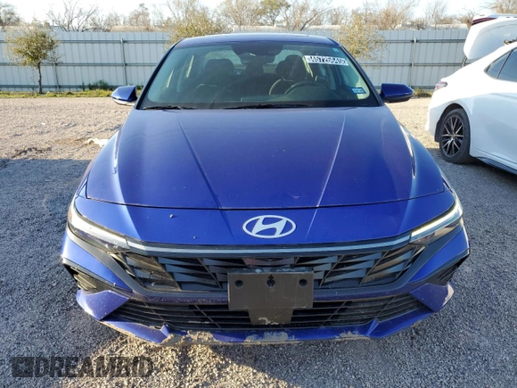 2024 Hyundai Elantra SEL with VIN KMHLS4DG3RU724420, listed as a Copart auction lot 45726645 with 11,844 mi miles and Clean Title. Bid and sale history available at carsss.com. Image 5.