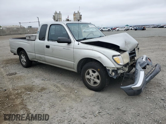 2000 Toyota Tacoma with VIN 4TAVN52N6YZ664111, listed as a Copart auction lot 60163195 with 315,732 mi miles and Salvage title. Bid and sale history available at DreamBid. Image 4.