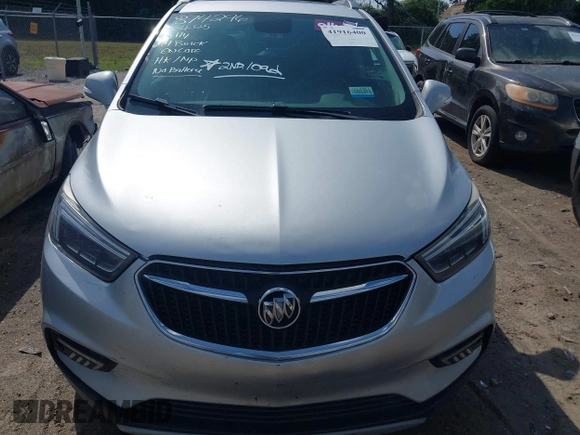 2019 Buick Encore Essence with VIN KL4CJCSM2KB874296, listed as a IAAI auction lot 41916400 with 255,787 mi miles. Bid and sale history available at carsss.com. Image 12.