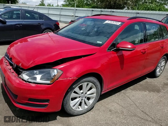 2017 Volkswagen Golf S with VIN 3VW017AU0HM532751, listed as a Copart auction lot 57826395 with 133,710 mi miles and Salvage title. Bid and sale history available at DreamBid. Image 13.