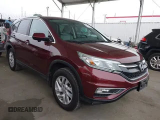 2015 Honda CR-V EX with VIN 2HKRM3H5XFH532199, listed as a IAAI auction lot 42158339 with 41,870 mi miles and . Bid and sale history available at carsss.com. Image 1.