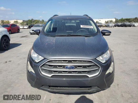 2021 Ford EcoSport SE with VIN MAJ3S2GE2MC395779, listed as a Copart auction lot 54694425 with 118,829 mi miles and Non Repairable. Bid and sale history available at carsss.com. Image 5.