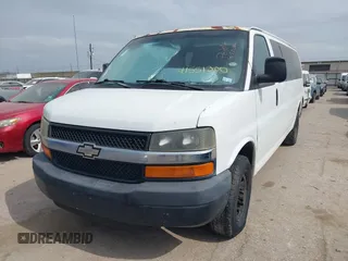 2007 Chevrolet Express Passenger with VIN 1GAHG39U671185576, listed as a IAAI auction lot 41551300 with Not provided miles and . Bid and sale history available at DreamBid. Image 2.