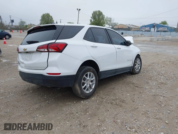 2022 Chevrolet Equinox LS with VIN 3GNAXHEV9NS213412, listed as a IAAI auction lot 42179897 with 51,681 mi miles and . Bid and sale history available at DreamBid. Image 4.
