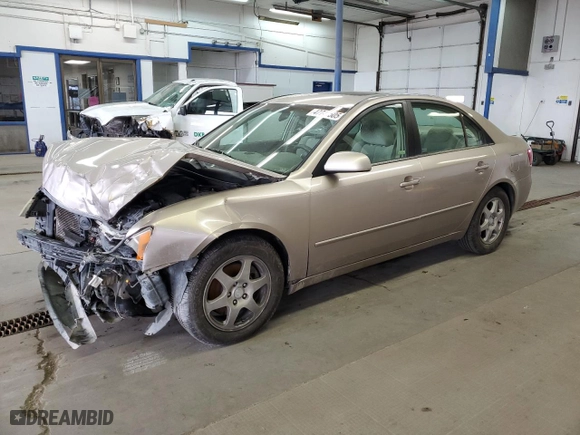 2006 Hyundai Sonata GLS with VIN 5NPEU46F06H016935, listed as a Copart auction lot 47749505 with 0 mi miles and Salvage Title. Bid and sale history available at carsss.com. Image 1.