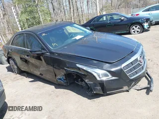 2014 Cadillac CTS Luxury RWD with VIN 1G6AR5SX4E0165254, listed as a IAAI auction lot 41938674 with 54,470 mi miles. Bid and sale history available at carsss.com. Image 1.