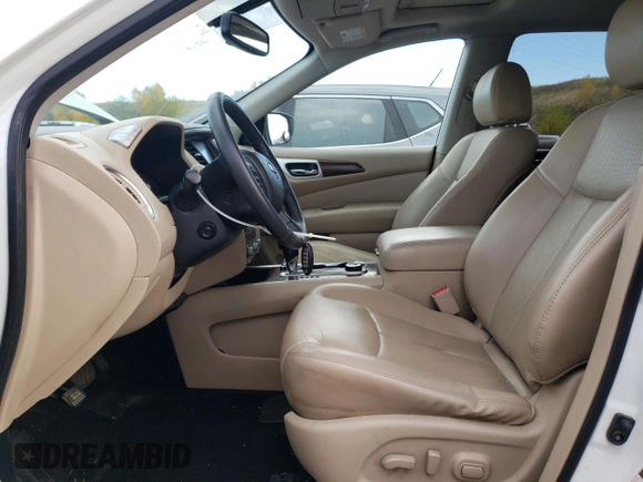 2018 Nissan Pathfinder Platinum with VIN 5N1DR2MM8JC666874, listed as a Copart auction lot 76594074 with 258,012 mi miles and Salvage title. Bid and sale history available at DreamBid. Image 7.