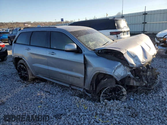 2018 Jeep Grand Cherokee Altitude with VIN 1C4RJFAG2JC123592, listed as a Copart auction lot 47228545 with Not provided miles and Salvage title. Bid and sale history available at DreamBid. Image 4.