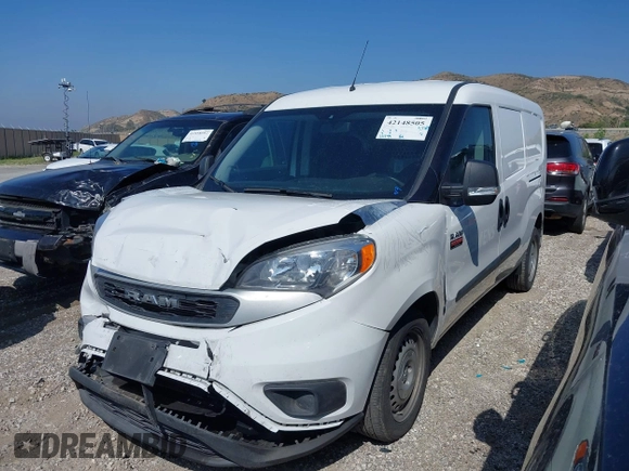 2022 Ram ProMaster City Cargo Tradesman with VIN ZFBHRFAB0N6W48747, listed as a IAAI auction lot 42148505 with 66,844 mi miles and . Bid and sale history available at DreamBid. Image 18.