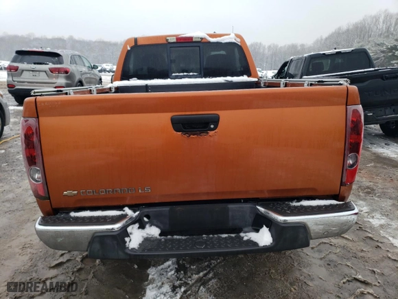2005 Chevrolet Colorado LT w/1LT with VIN 1GCDT146858221769, listed as a Copart auction lot 44602145 with 161,517 mi miles and Salvage Title. Bid and sale history available at carsss.com. Image 6.