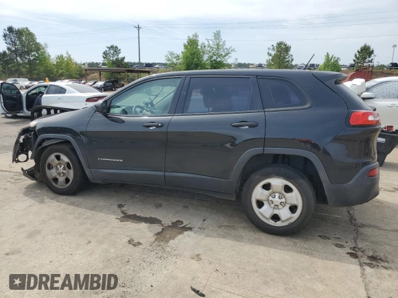 2015 Jeep Cherokee Sport с VIN 1C4PJLAB7FW631413, выставлен на аукционе Copart как лот 54123535 с пробегом Не указан миль и Списание • Salvage title. История ставок и продаж доступна на DreamBid. Изображение 2.